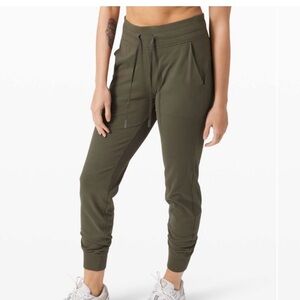Lululemon Olive Green Ready to Rulu Joggers
